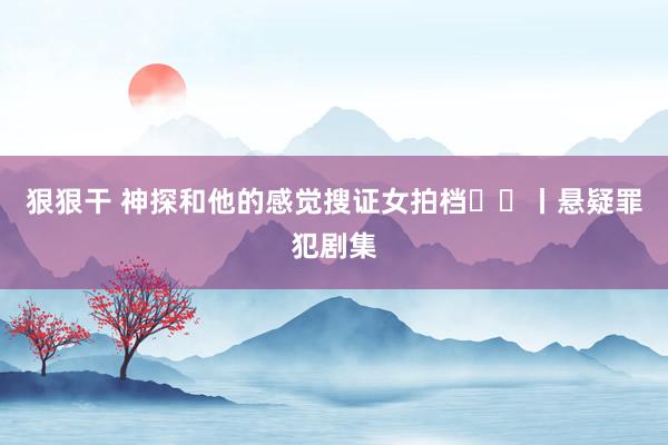 狠狠干 神探和他的感觉搜证女拍档⁉️丨悬疑罪犯剧集