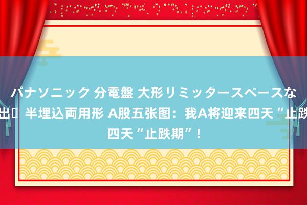 パナソニック 分電盤 大形リミッタースペースなし 露出・半埋込両用形 A股五张图：我A将迎来四天“止跌期”！