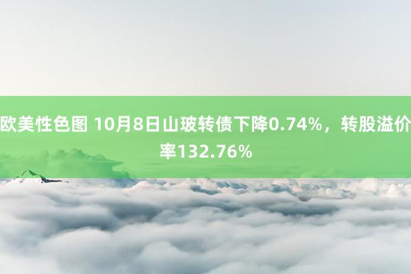 欧美性色图 10月8日山玻转债下降0.74%，转股溢价率132.76%