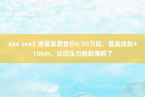 xxx sex5 逍遥星愿售价6.98万起，最高续航410km，这回压力给到海鸥了