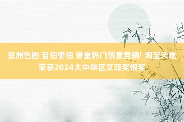 亚洲色图 自拍偷拍 借重热门创意营销! 淘宝天地荣获2024大中华区艾菲奖银奖